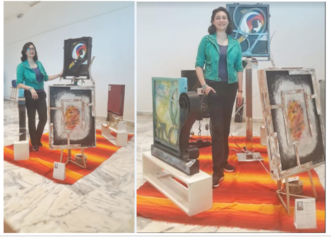 الفنانة ومهندسة الديكور عائشة القباج تشارك في معرض جماعي بالرباط.