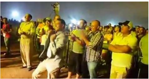 مقطع الفيديو الذي أشعل مواقع التواصل الاجتماعي…باشا مدينة البئرالجديد (نورالدين الشحافي) يرقص بالزي الرسمي