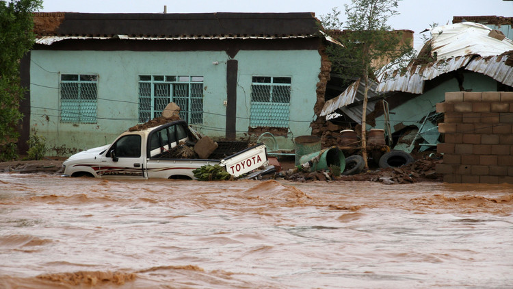 مقتل 100 شخص جراء أمطار غزيرة وفيضانات في السودان