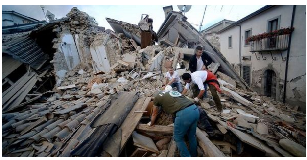 عاجل وبالصور.. زلزال مدمر يهز إيطاليا..وهذا هو عدد القتلى