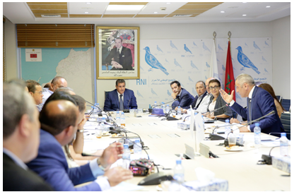 بنشعبون يحضر أول إجتماع للمكتب السياسي لحزب ‘الأحرار’ بعد تعيينه وزيراً للإقتصاد والمالية