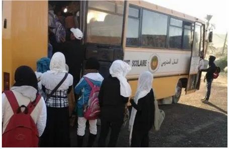 اختناق تلاميذ بالنقل المدرسي بجماعة المكرن نواحي القنيطرة