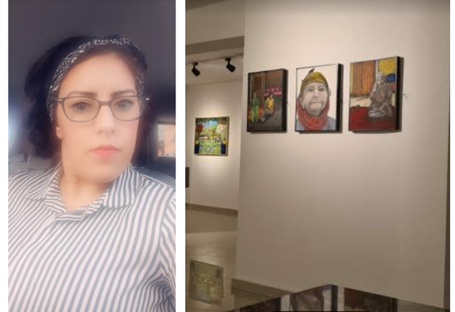 من المغرب إلى بريطانيا .. قصة نجاح الفنانة التشكيلية إلهام بودر