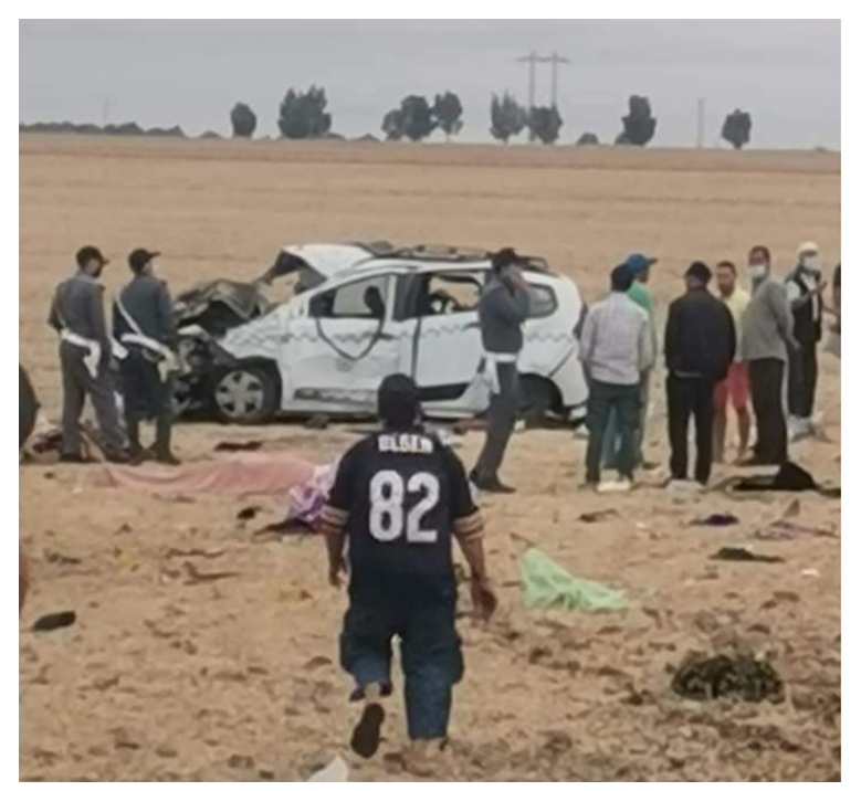 سائق سيارة أجرة يفارق الحياة في حادث سير مميت بأولاد عبو اقليم برشيد
