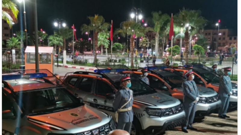 تزويد مصالح الدرك الملكي ببرشيد بسيارات رباعية الدفع