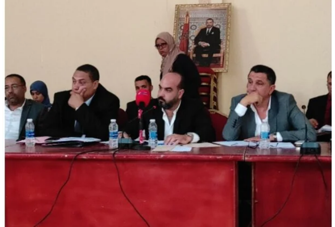 انعقاد الدورة العادية لمجلس جماعة سيدي بنور لشهر اكتوبر 2022.