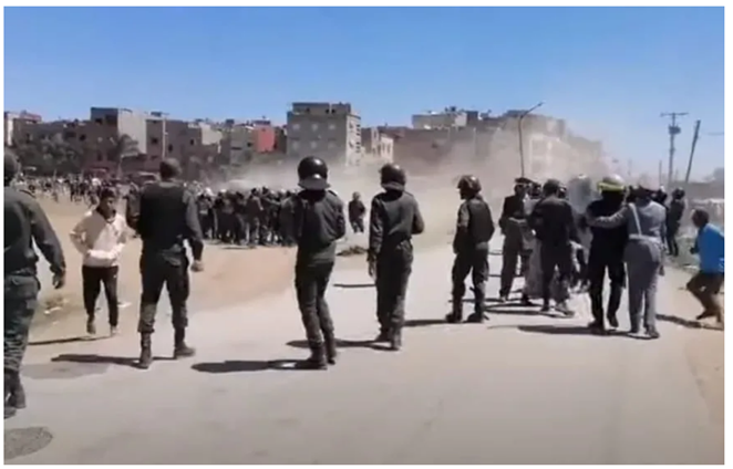 محاكمة معتقلي دور الصفيح بالصخيرات تخرج نشطاء للاحتجاج