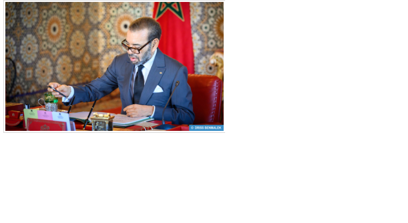جلالة الملك محمد السادس يترأس مجلسا وزاريا