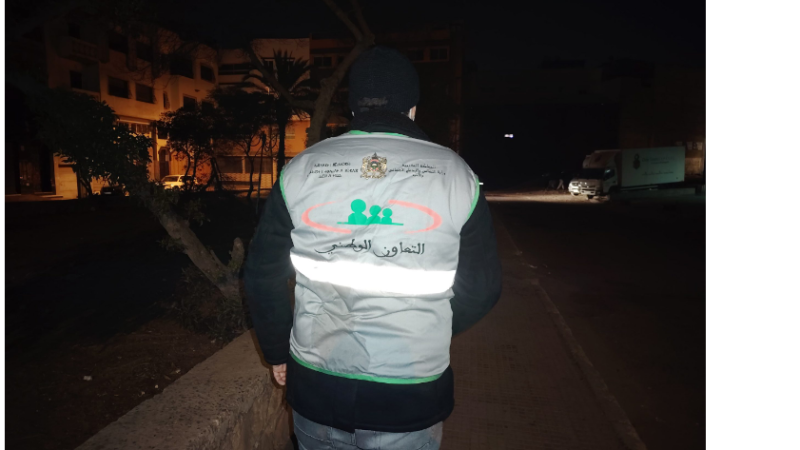 لجنة التعاون الوطني بعمالة البرنوصي تطلق مبادرة إنسانية لفائدة الأشخاص بدون مأوى