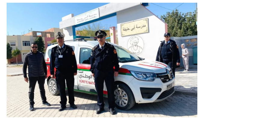 حملات تحسيسية للأمن الوطني بجرسيف لتعزيز السلامة الطرقية بالمؤسسات التعليمية