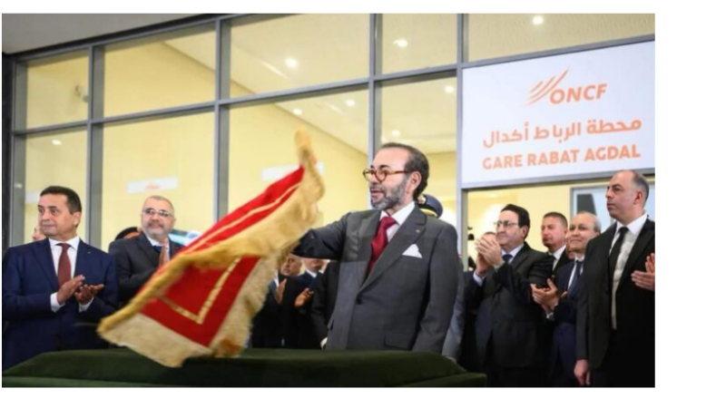 جلالة الملك محمد السادس يعطي بالرباط انطلاقة أشغال إنجاز الخط السككي فائق السرعة LGV الرابط بين القنيطرة ومراكش