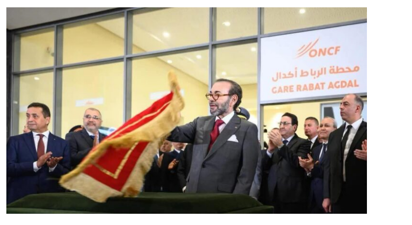 جلالة الملك محمد السادس يعطي بالرباط انطلاقة أشغال إنجاز الخط السككي فائق السرعة LGV الرابط بين القنيطرة ومراكش