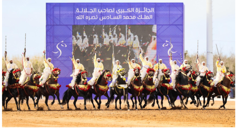 سربة بني ملال خنيفرة تحصد الجائزة الكبرى للتبوريدة بمعرض الجديدة.